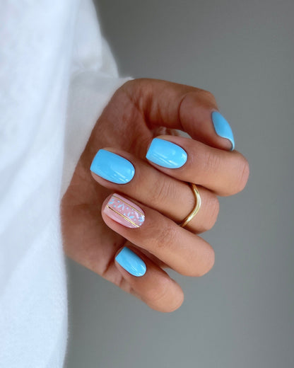 Gel lak,Vivid Sky Blue, 8ml